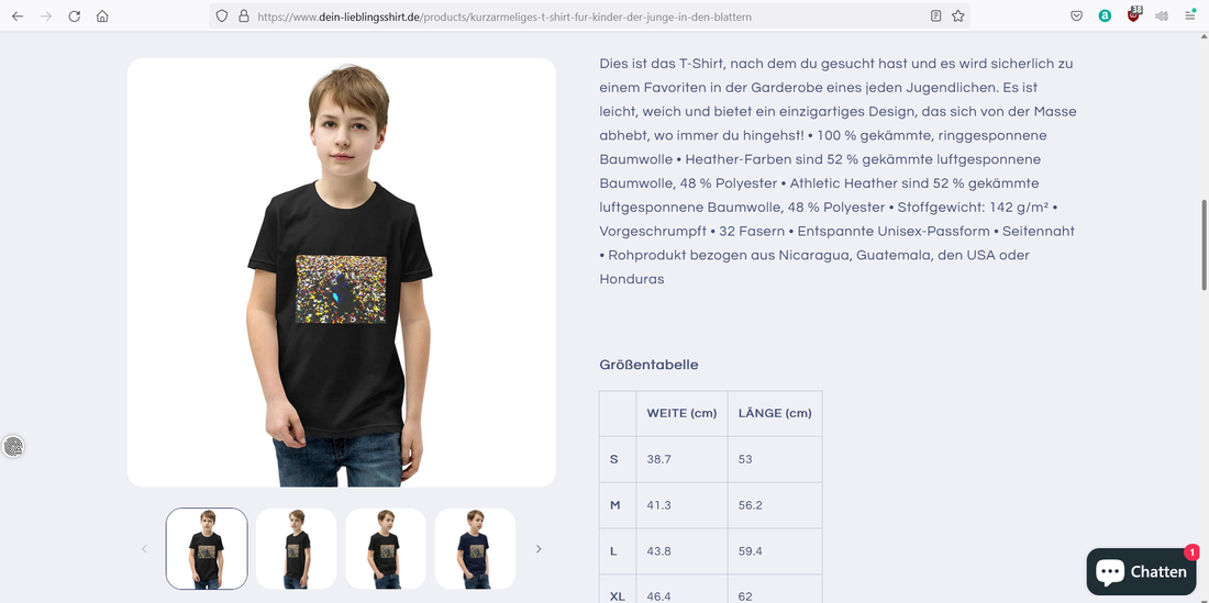 Essenzielles T-Shirt für Kinder und Jugendliche | Bella + Canvas 3001