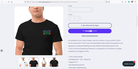 Herren-T-Shirt aus Premium-Baumwolle