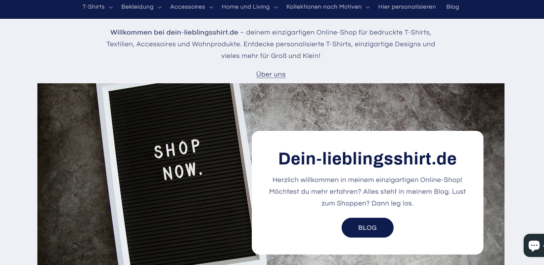 An wen richtet sich mein Onlineshop dein-lieblingsshirt.de?