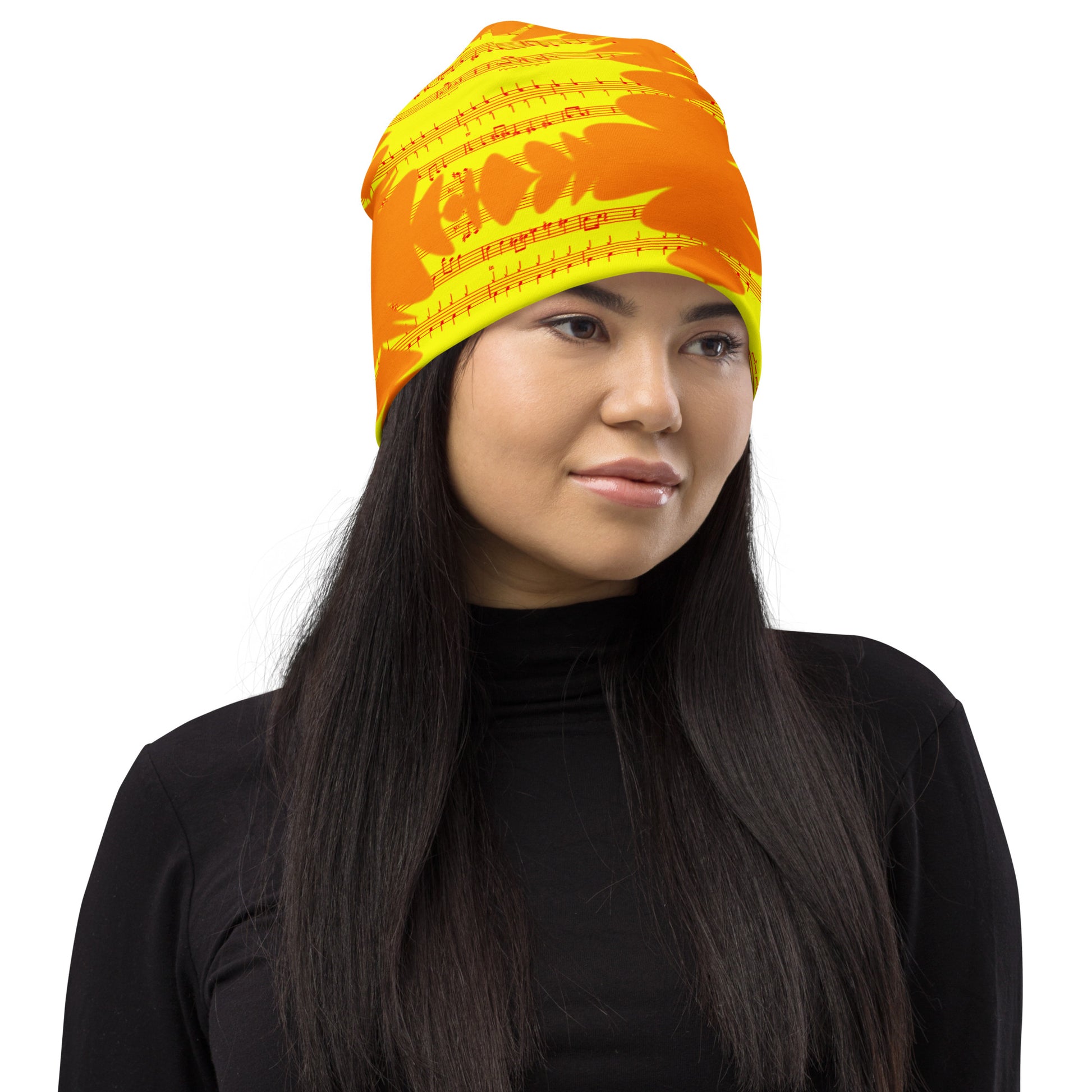 Diese Beanie hält dich an kalten Tagen warm und rundet dein Outfit stilvoll ab. Sie ist zweilagig, weich und so bequem!