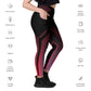 Recycelter V-Bund-Leggings mit Taschen