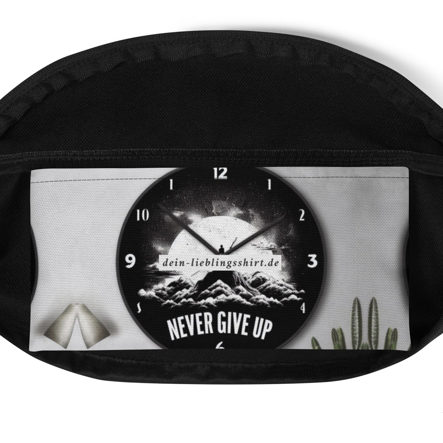 Gürteltasche 'Never give up'