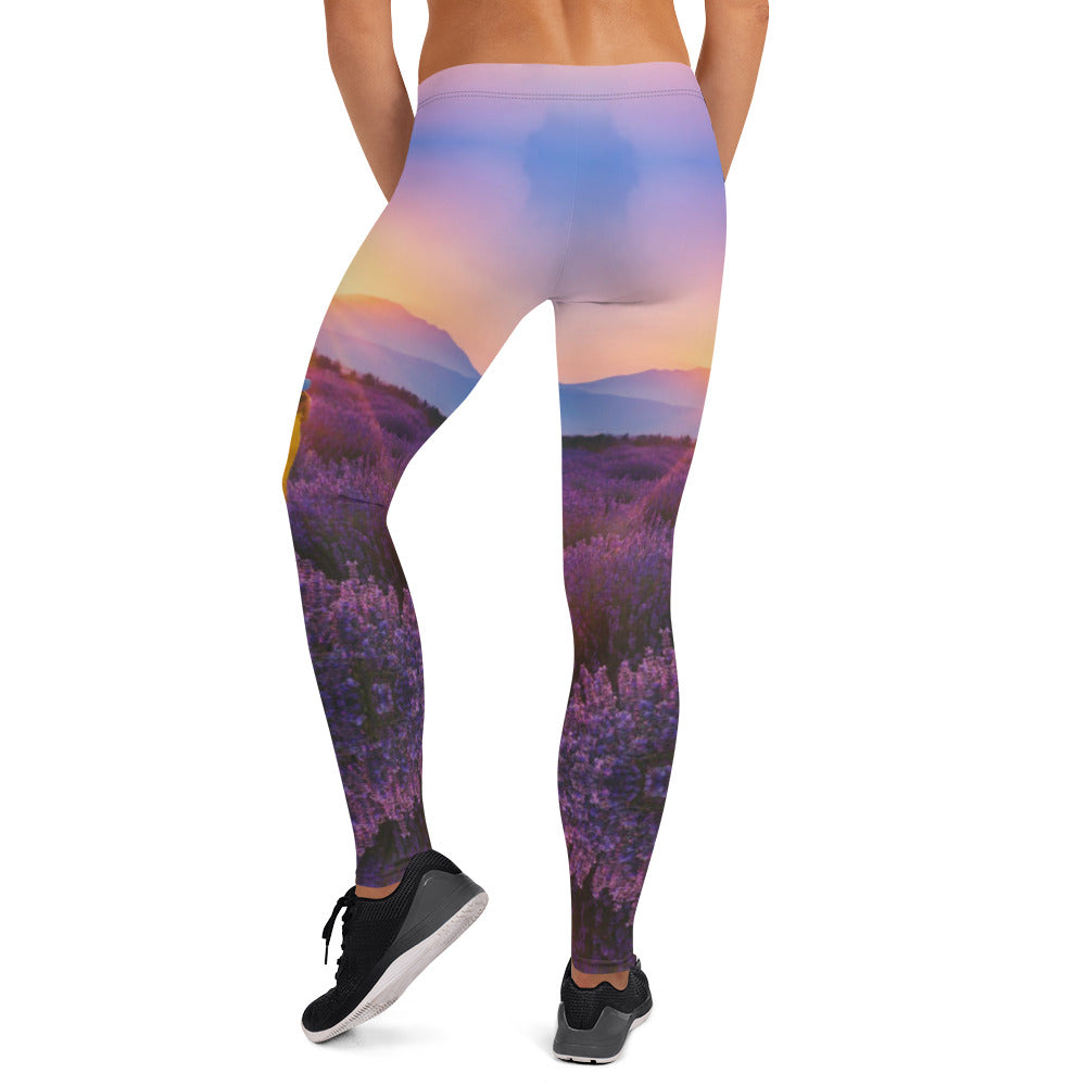 Leggings mit dem Motiv 'Natur'