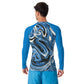 Herren-Rash-Guard "Blau"