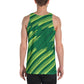 Allover-Herren-Tank-Top "Grün"