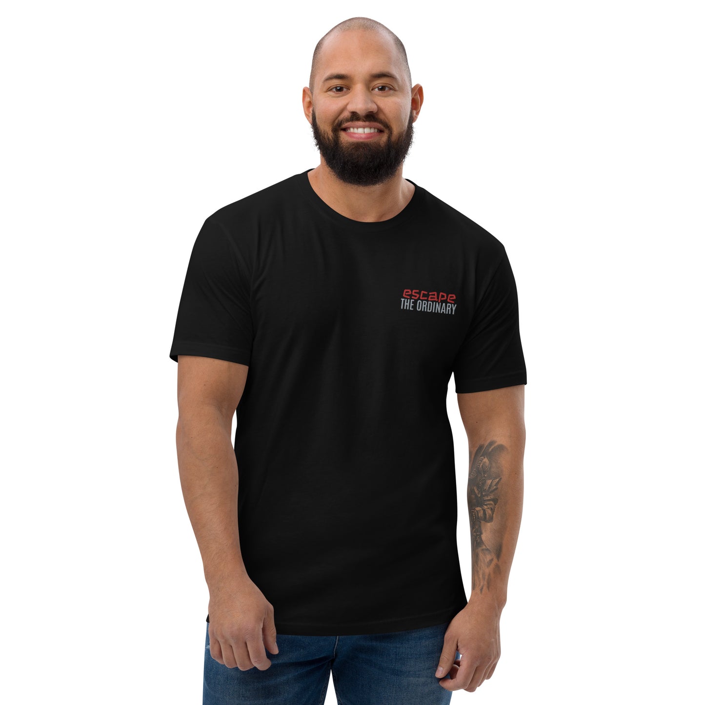 Enganliegendes Herren-T-Shirt | Next Level 3600 "Escape the ordinary"