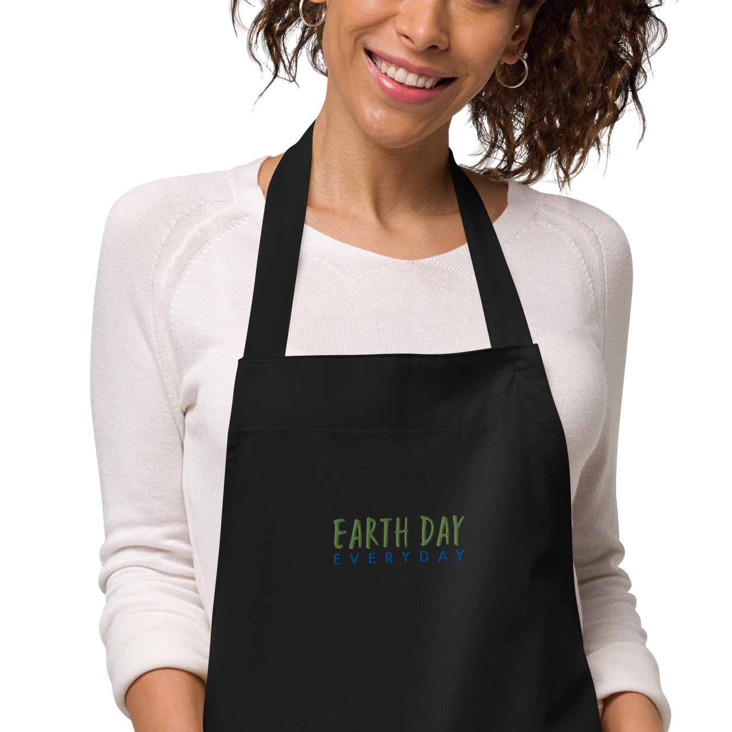 Schürze aus Bio-Baumwolle "Earth day everyday"