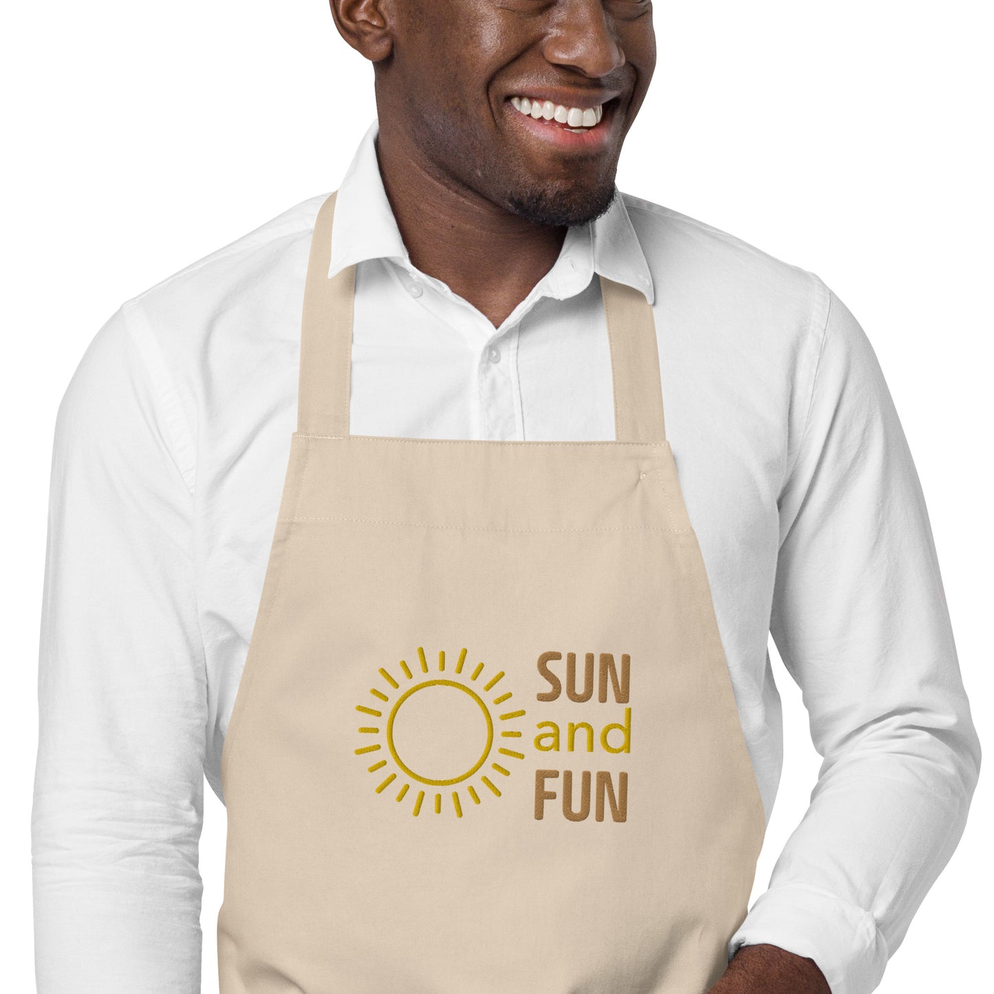 Schürze aus Bio-Baumwolle "Sun and fun"