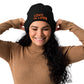 Gerippte Bio-Beanie 'Love is love'