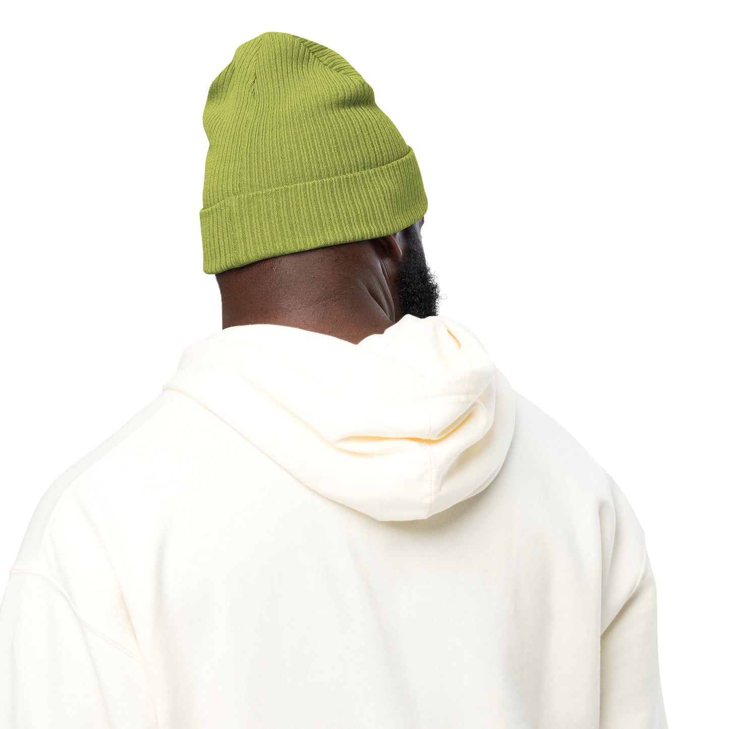 Gerippte Bio-Beanie 'Visualize'