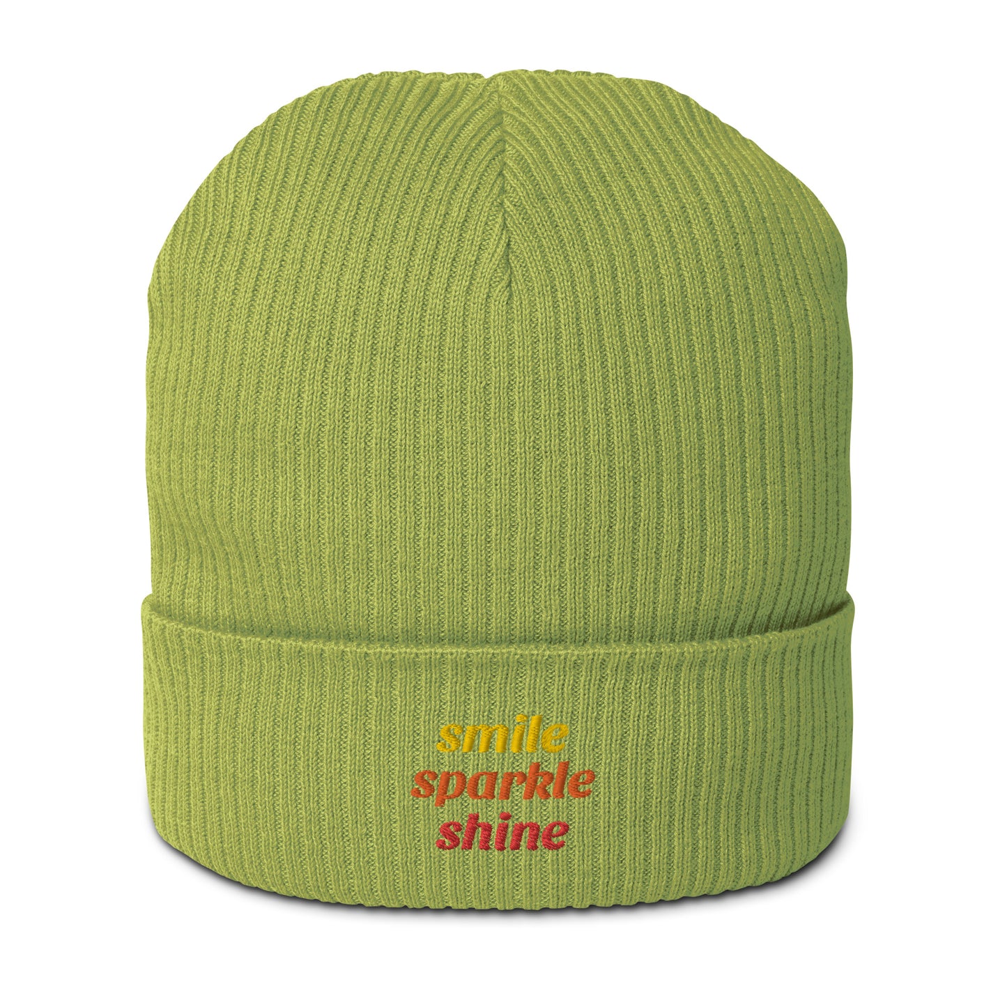 Gerippte Bio-Beanie 'Shine'