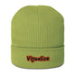 Gerippte Bio-Beanie 'Visualize'