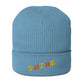 Gerippte Bio-Beanie 'Shine'