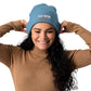 Gerippte Bio-Beanie 'Bad hair day'