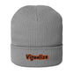 Gerippte Bio-Beanie 'Visualize'