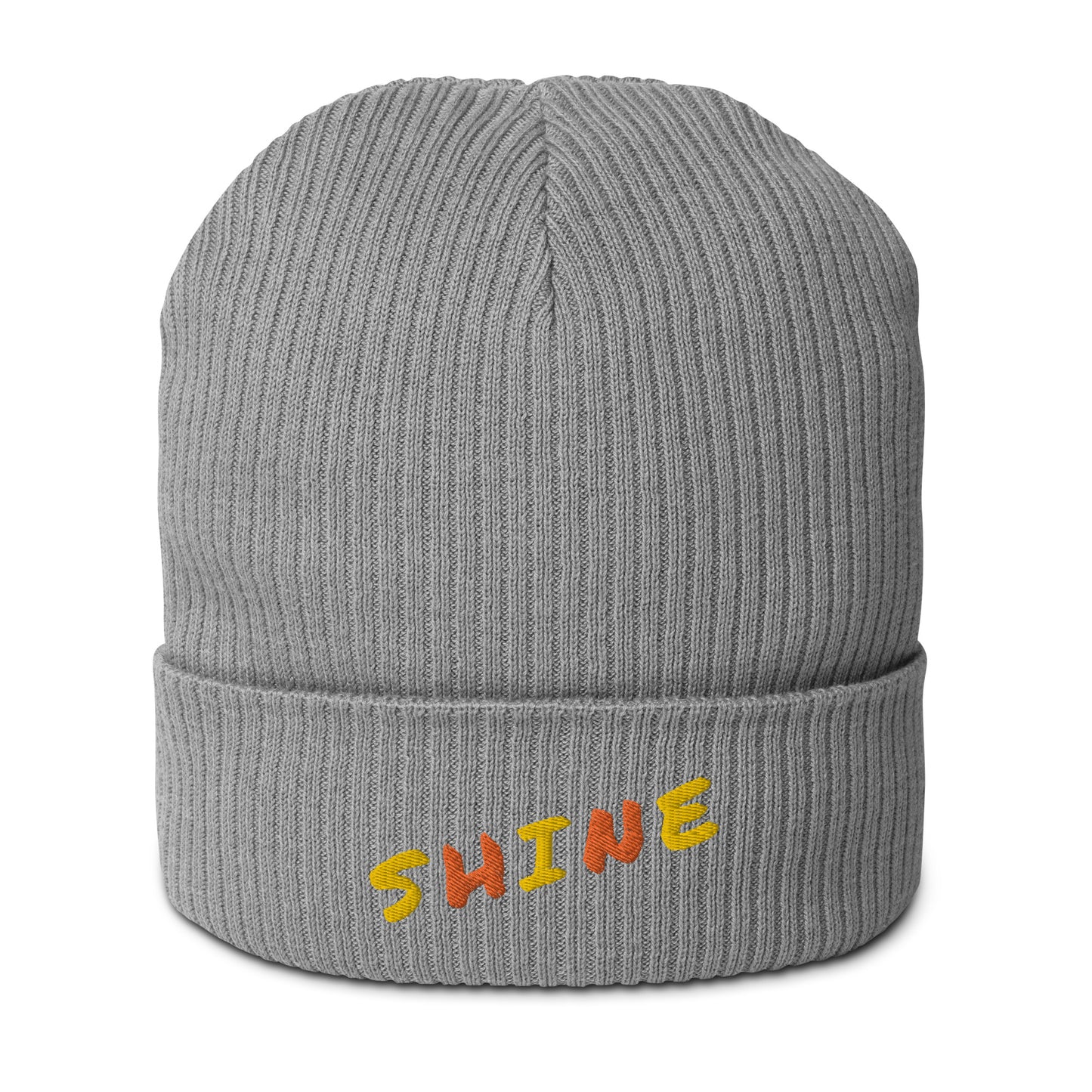 Gerippte Bio-Beanie 'Shine'