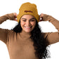 Gerippte Bio-Beanie 'Visualize'