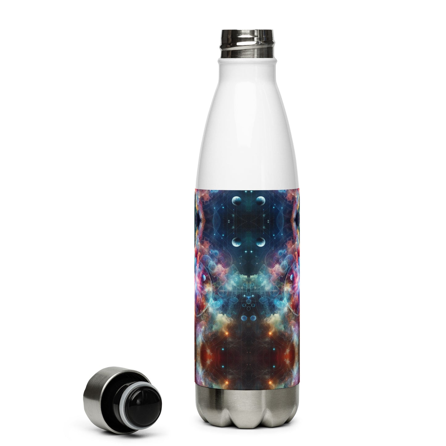 Edelstahl Trinkflasche mit dem Motiv 'Universum'