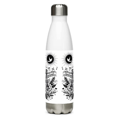 Edelstahl Trinkflasche 'Music is life', Teil meiner 'Music is life'-Kollektion