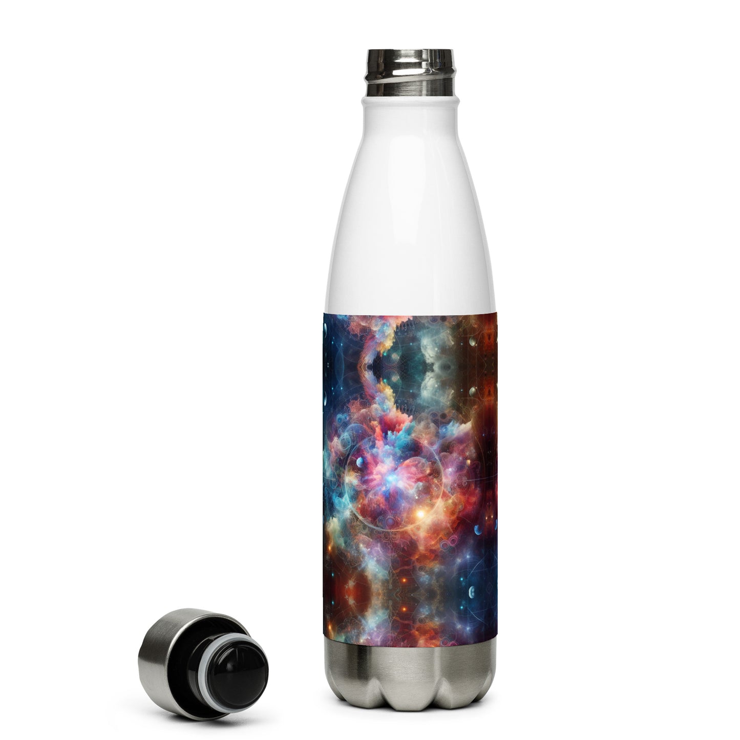 Edelstahl Trinkflasche mit dem Motiv 'Universum'