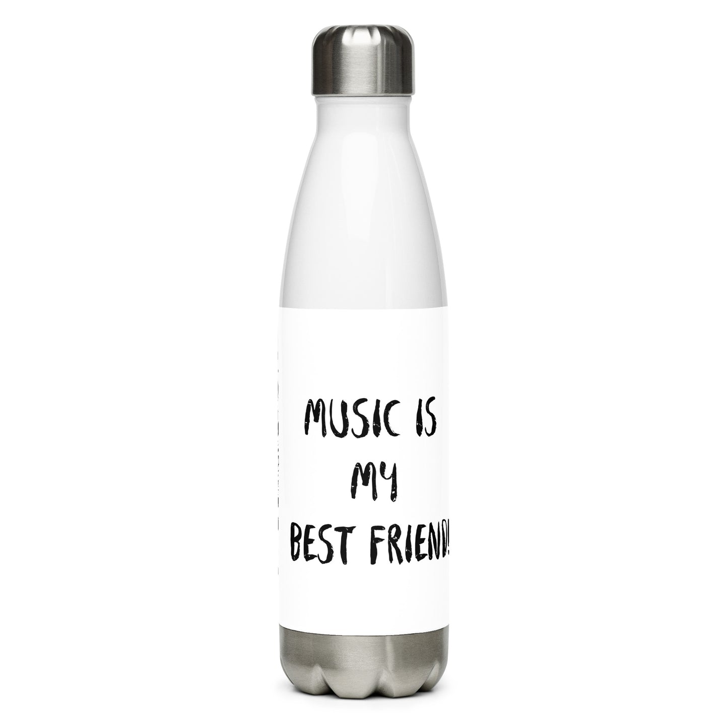 Edelstahl Trinkflasche 'Music is life', Teil meiner 'Music is life'-Kollektion