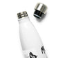 Edelstahl Trinkflasche 'Music is life', Teil meiner 'Music is life'-Kollektion