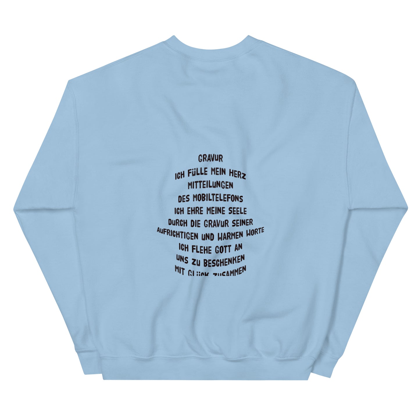 Unisex-Pullover | Gildan 18000 'Meine Poesie'