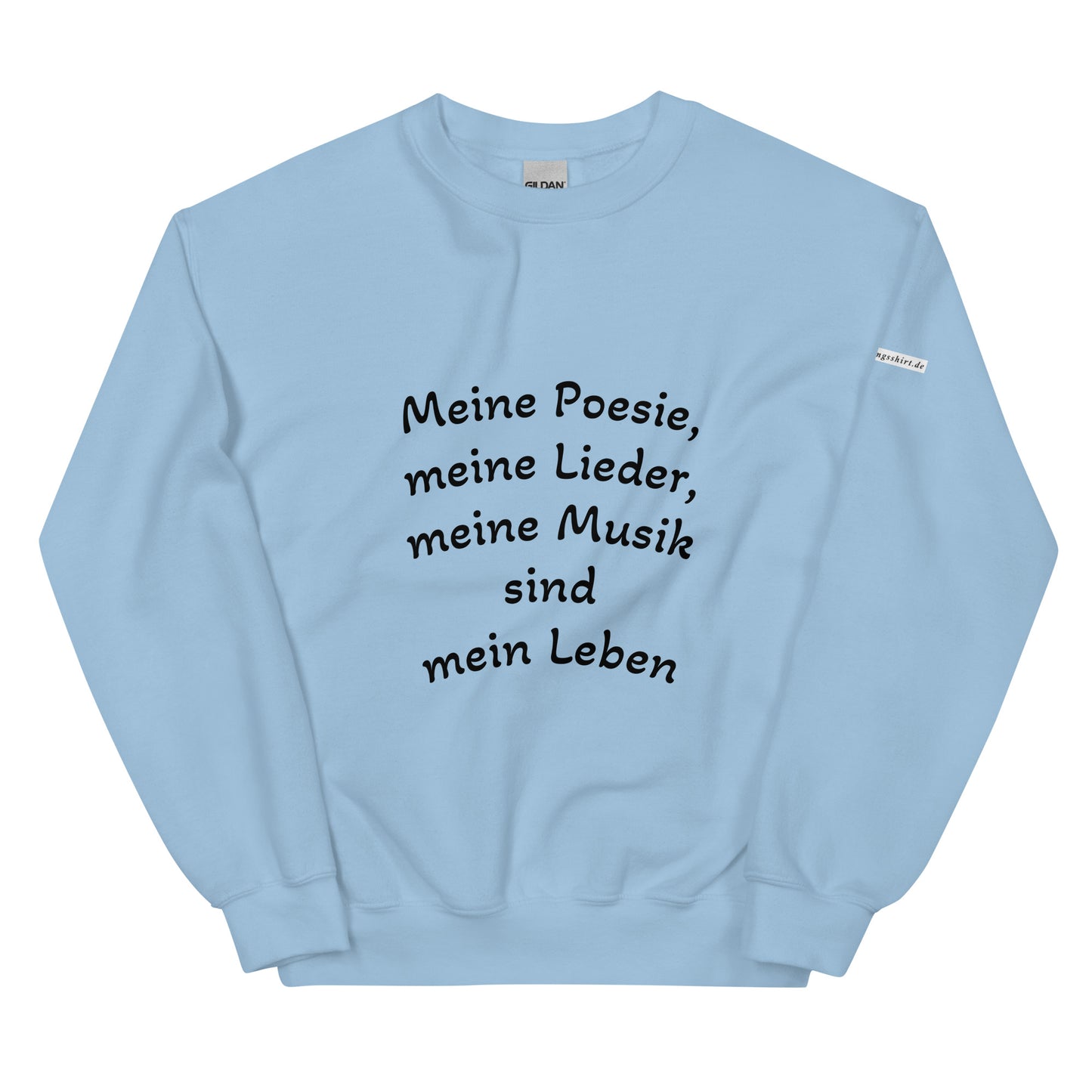 Unisex-Pullover | Gildan 18000 'Meine Poesie'