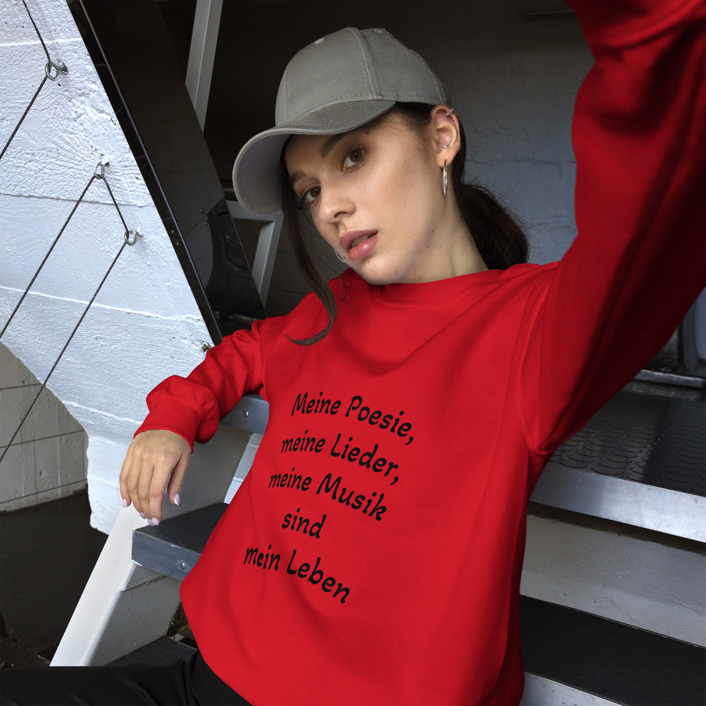 Unisex-Pullover | Gildan 18000 'Meine Poesie'