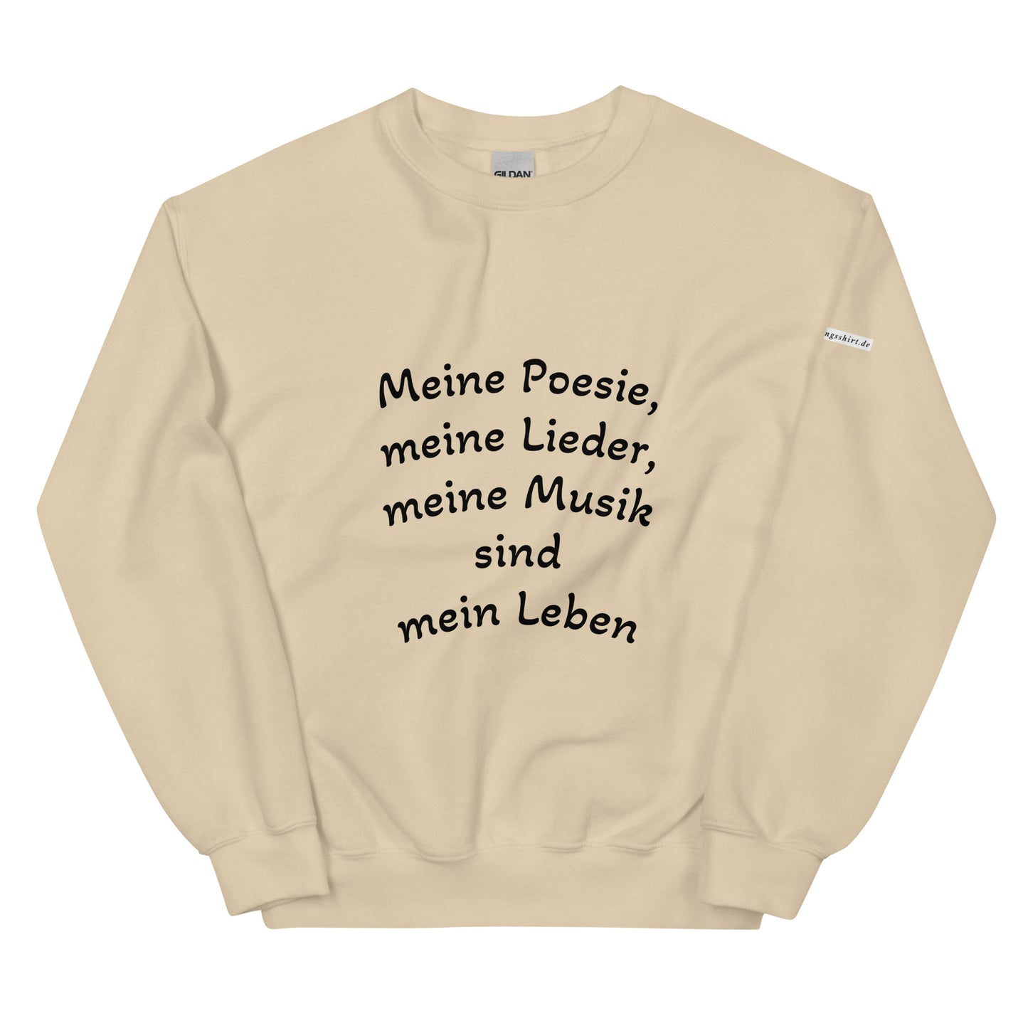 Unisex-Pullover | Gildan 18000 'Meine Poesie'