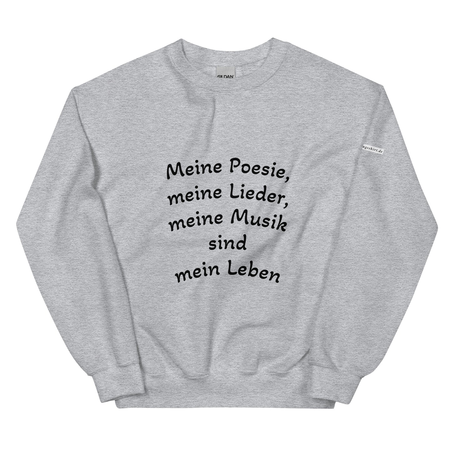 Unisex-Pullover | Gildan 18000 'Meine Poesie'