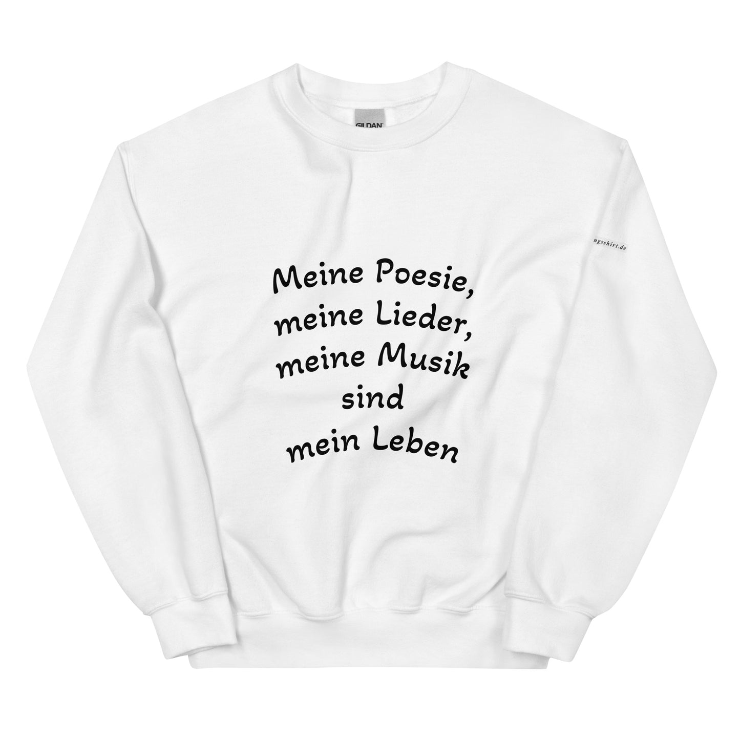 Unisex-Pullover | Gildan 18000 'Meine Poesie'