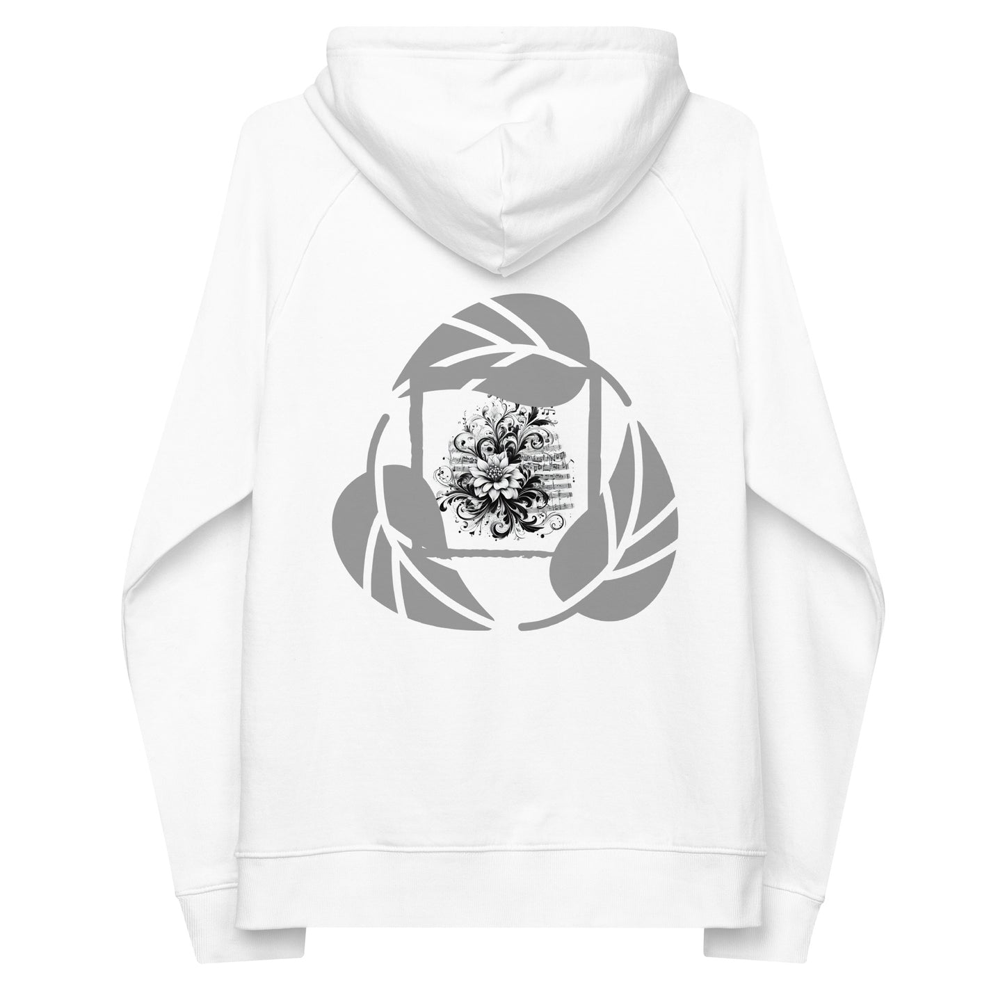 Unisex Bio-Raglan-Hoodie | SOL'S 03568 mit dem motiv 'Musik', Teil meiner 'Music is life'-Kollektion