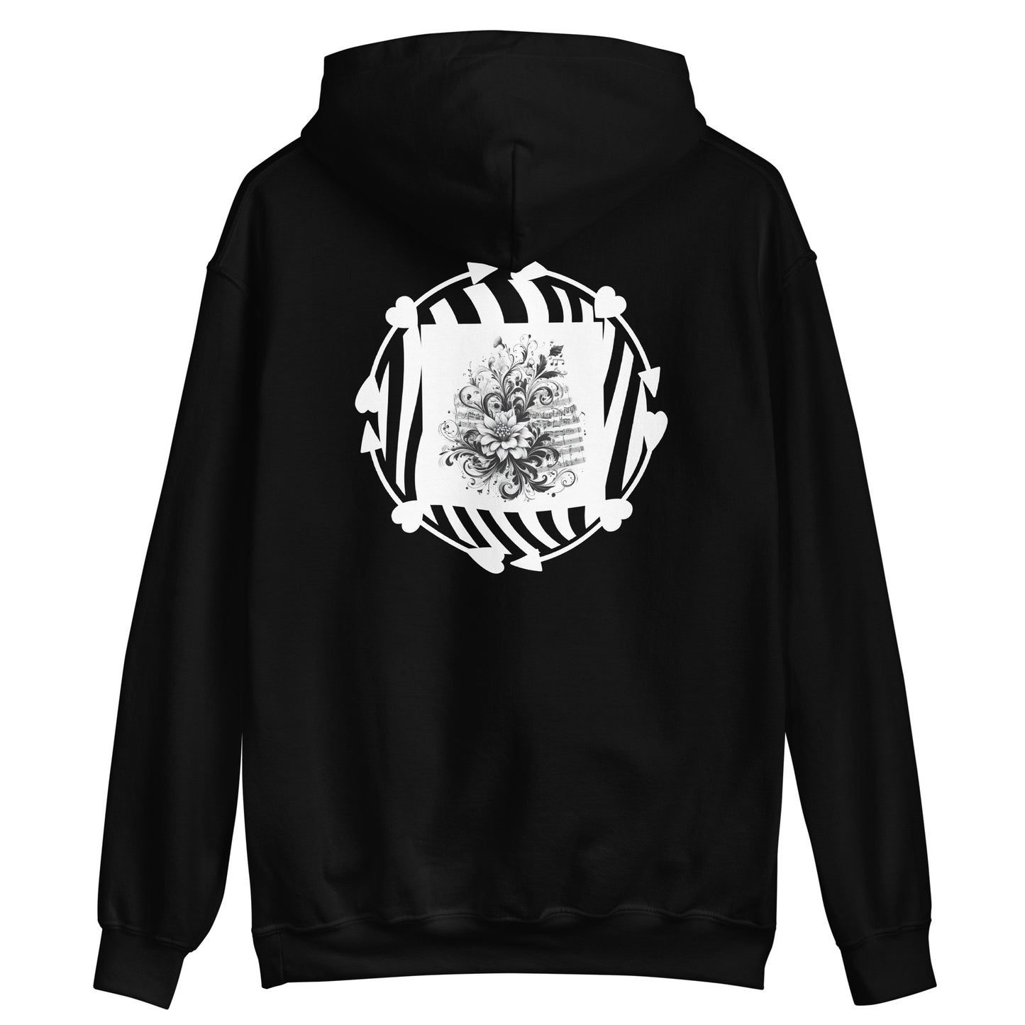 Unisex-Kapuzenpullover/hoodie | Gildan 18500 mit dem Motiv 'Musik', Teil meiner 'Music is life'-Kollektion