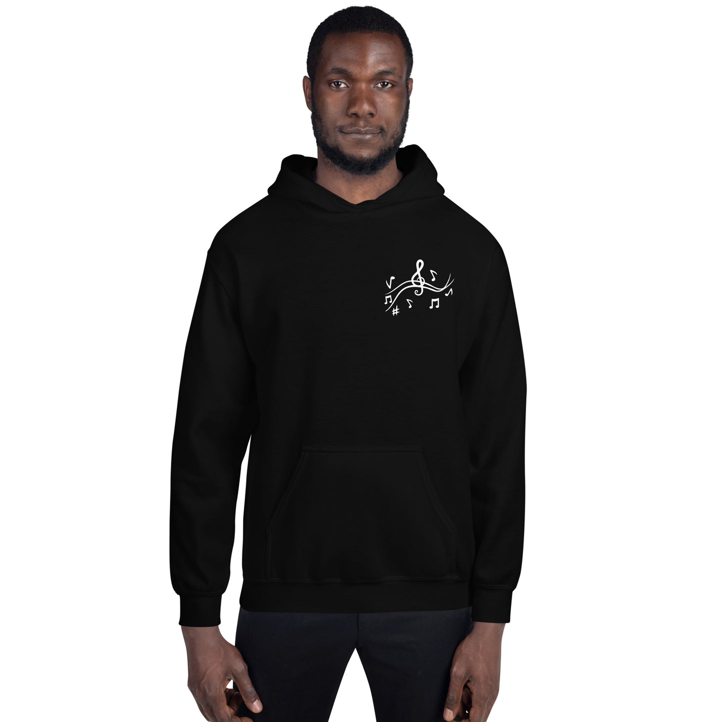 Unisex-Kapuzenpullover/hoodie | Gildan 18500 mit dem Motiv 'Musik', Teil meiner 'Music is life'-Kollektion