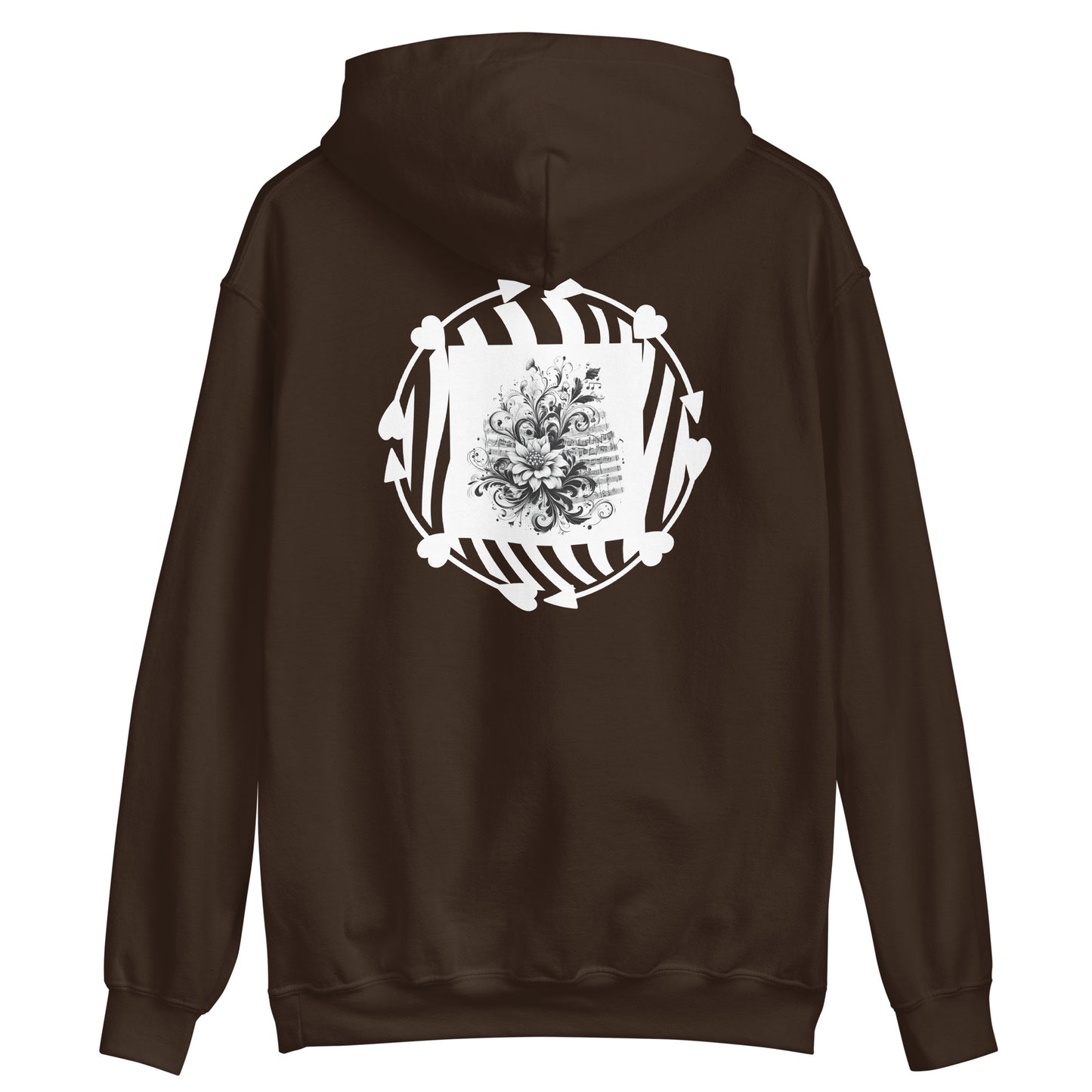 Unisex-Kapuzenpullover/hoodie | Gildan 18500 mit dem Motiv 'Musik', Teil meiner 'Music is life'-Kollektion