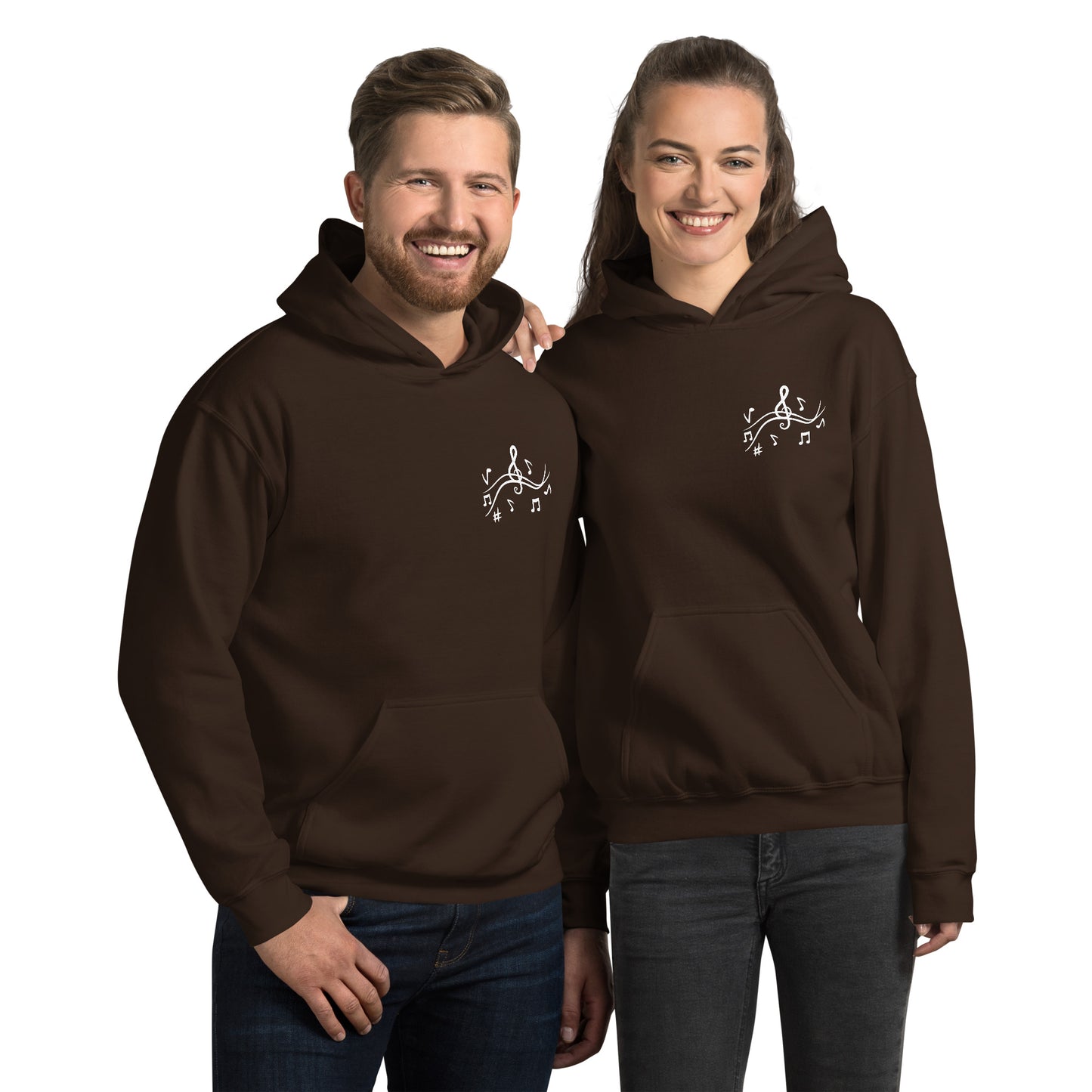 Unisex-Kapuzenpullover/hoodie | Gildan 18500 mit dem Motiv 'Musik', Teil meiner 'Music is life'-Kollektion