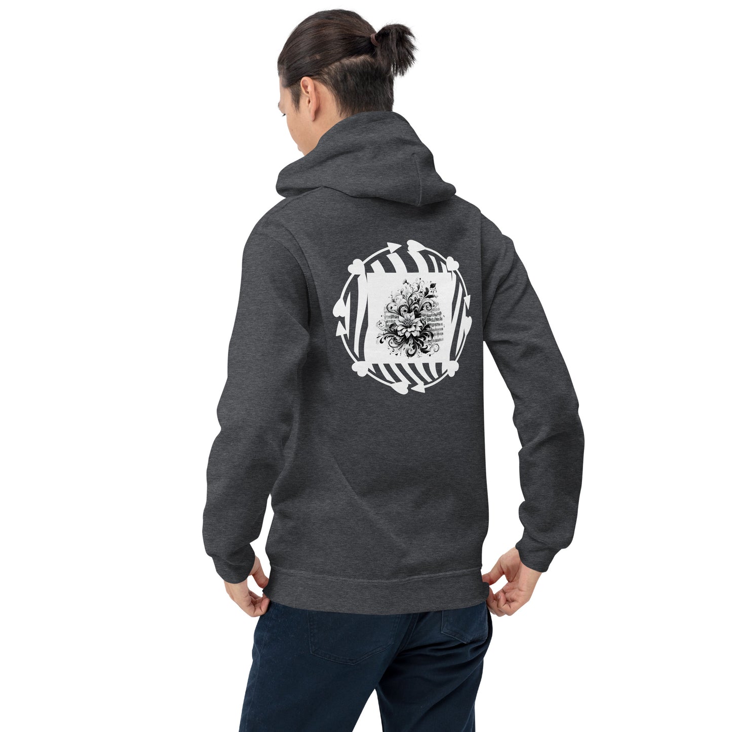 Unisex-Kapuzenpullover/hoodie | Gildan 18500 mit dem Motiv 'Musik', Teil meiner 'Music is life'-Kollektion