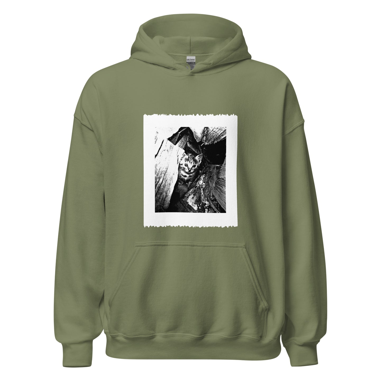 Unisex Heavy-Blend-Hoodie/Kapuzenpullover | Gildan 18500 mit dem Motiv 'Katze'