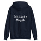 Unisex-Kapuzenpullover/Hoodie | Gildan 18500 mit dem Motiv 'Musik', Teil meiner 'Music is life'-Kollektion