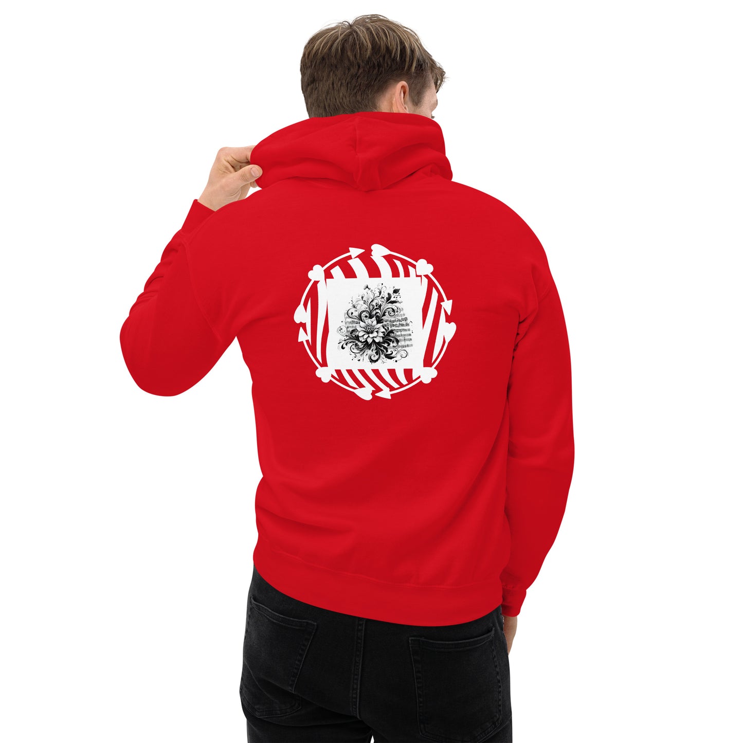 Unisex-Kapuzenpullover/hoodie | Gildan 18500 mit dem Motiv 'Musik', Teil meiner 'Music is life'-Kollektion