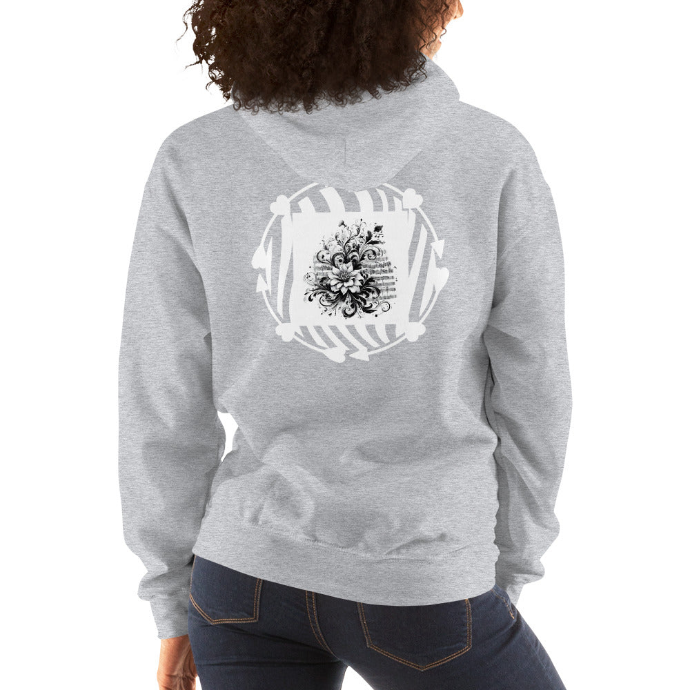 Unisex-Kapuzenpullover/hoodie | Gildan 18500 mit dem Motiv 'Musik', Teil meiner 'Music is life'-Kollektion