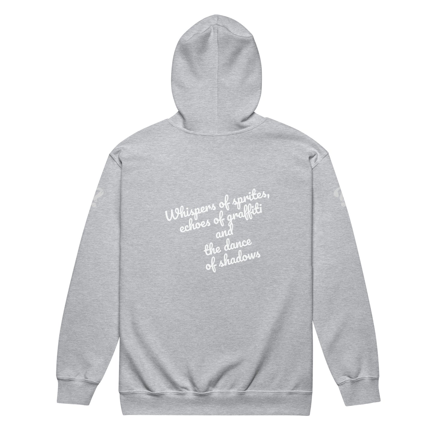 Unisex Heavy-Blend Zip Hoodie 'Whispers of sprites'