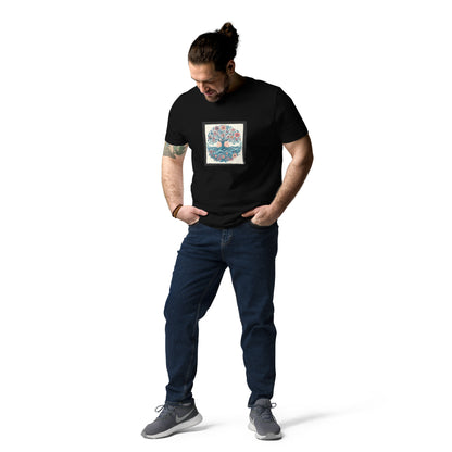 Dieses Unisex-T-Shirt aus 100 % ringgesponnener Bio-Baumwolle ist ein absolutes Muss. Es ist hochwertig, super bequem und das Beste von allem – umweltfreundlich.  Dieses Produkt ist Teil meiner "Baum des Lebens"-Kollektion!  • 100 % ringgesponnene Bio-Baumwolle 