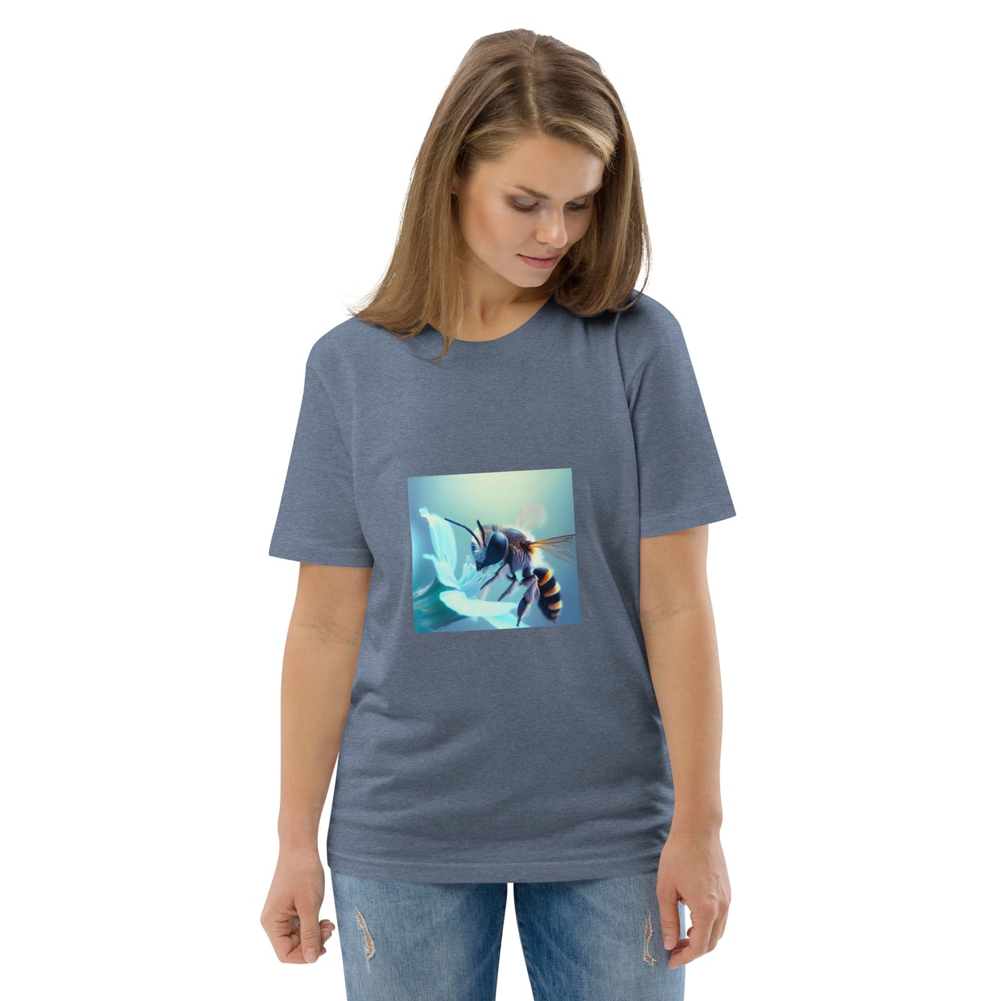 Unisex-Bio-Baumwoll-T-Shirt | Stanley/Stella STTU169 "Eine Biene"