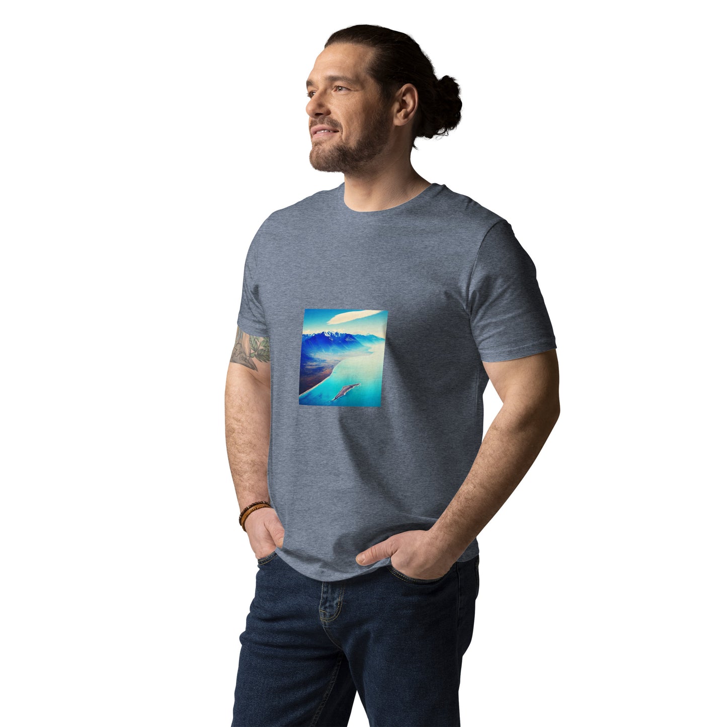 Unisex-Bio-Baumwoll-T-Shirt | Stanley/Stella STTU169 "Tief blaues Meer"