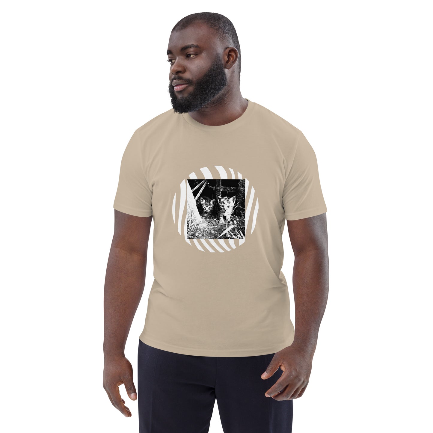 Unisex-Bio-Baumwoll-T-Shirt | Stanley/Stella STTU169 mit dem Motiv 'Katzen'