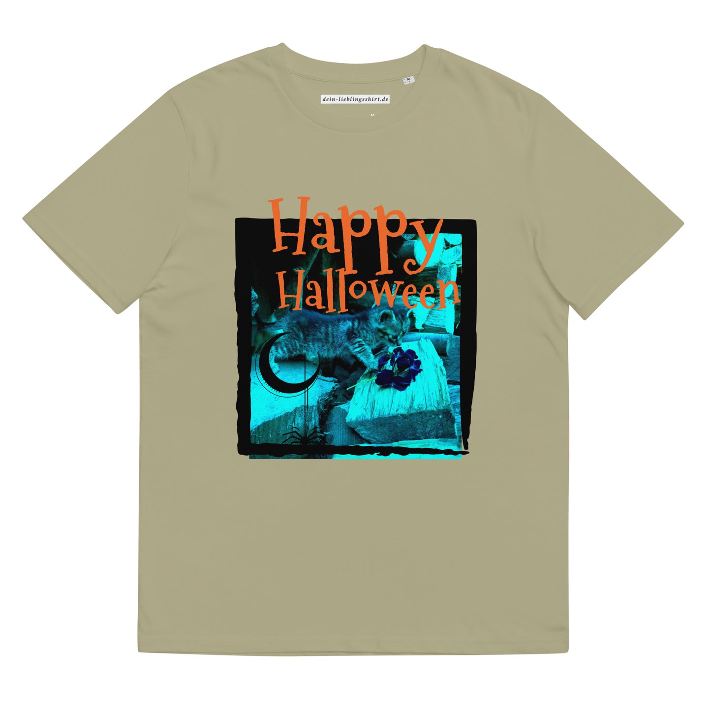 Unisex-Bio-Baumwoll-T-Shirt | Stanley/Stella STTU169 "Happy Halloween"