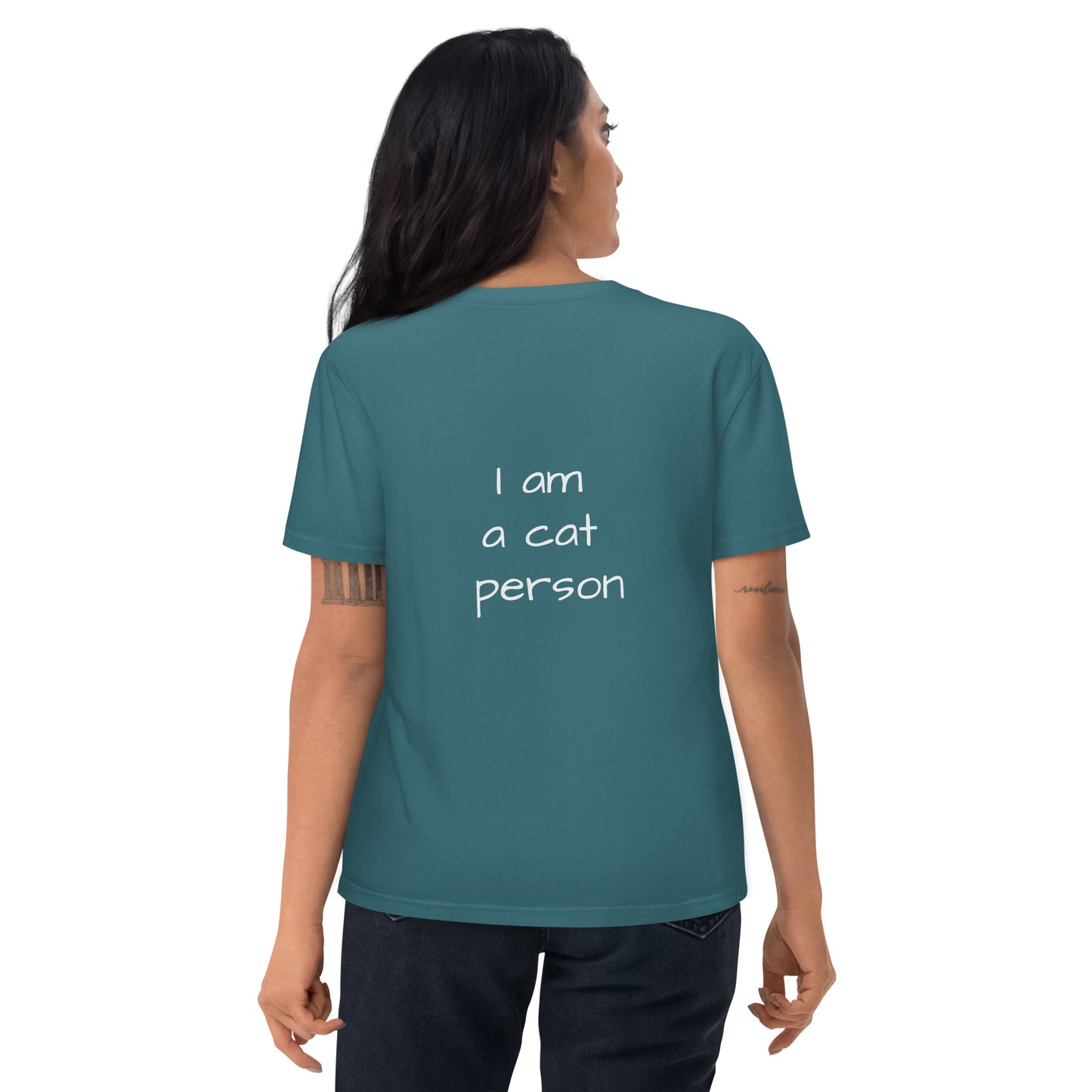 Unisex-Bio-Baumwoll-T-Shirt | Stanley/Stella STTU169 'I am a cat person'