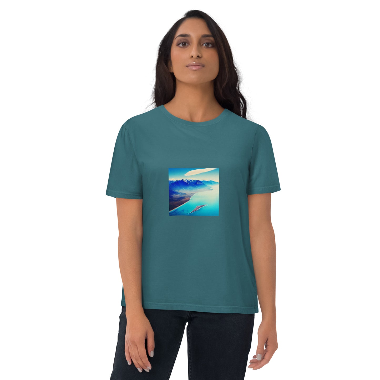 Unisex-Bio-Baumwoll-T-Shirt | Stanley/Stella STTU169 "Tief blaues Meer"